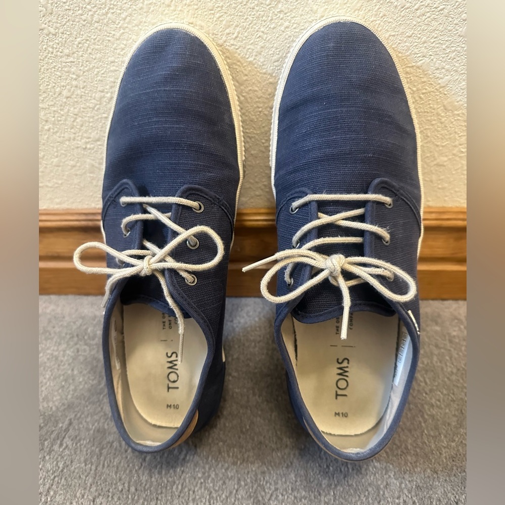 TOMS Men’s Canvas Lace-Up Casual Shoes
